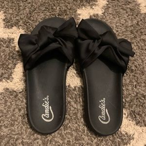 Candies  satin bow sandals
